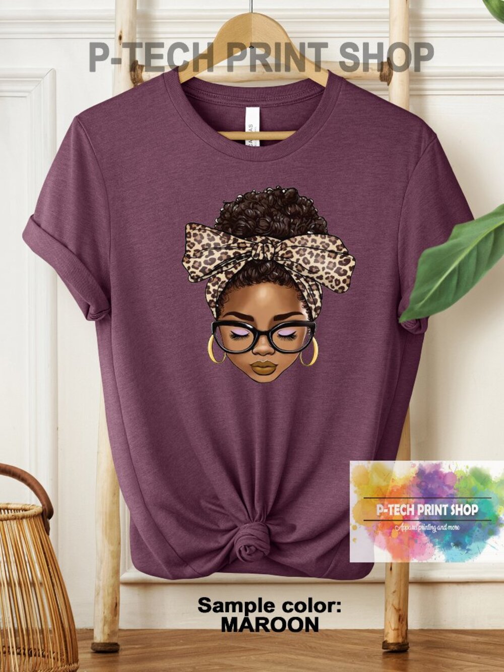 Black American Afro Woman Shirt